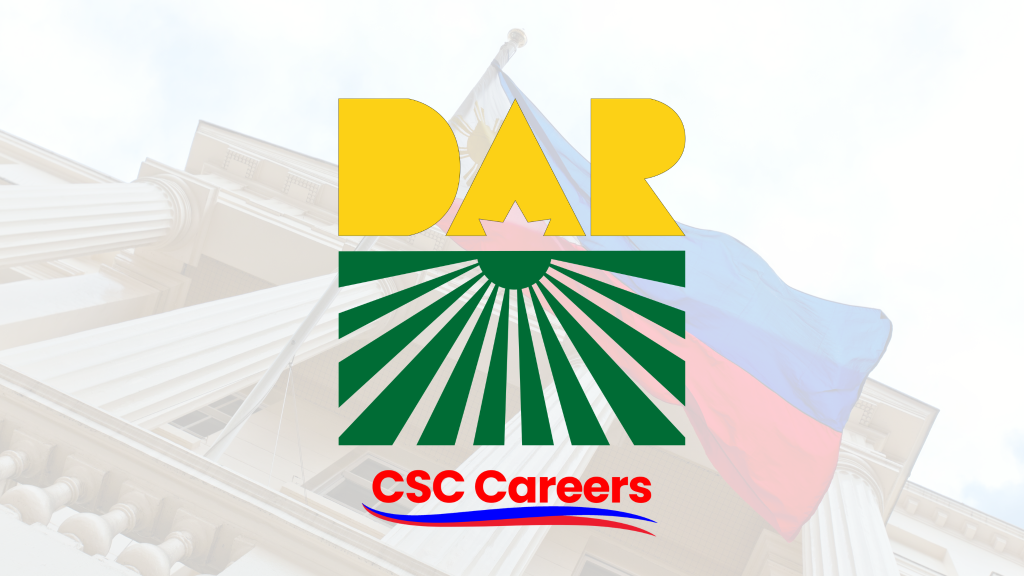 Department of Agrarian Reform DAR Careers Philippine Careers Philippine Government Jobs CSC Careers CSC Job Portal CSC Job Applications Civil Service Commission